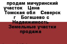 продам мичуринский участок › Цена ­ 100 000 - Томская обл., Северск г., Богашево с. Недвижимость » Земельные участки продажа   